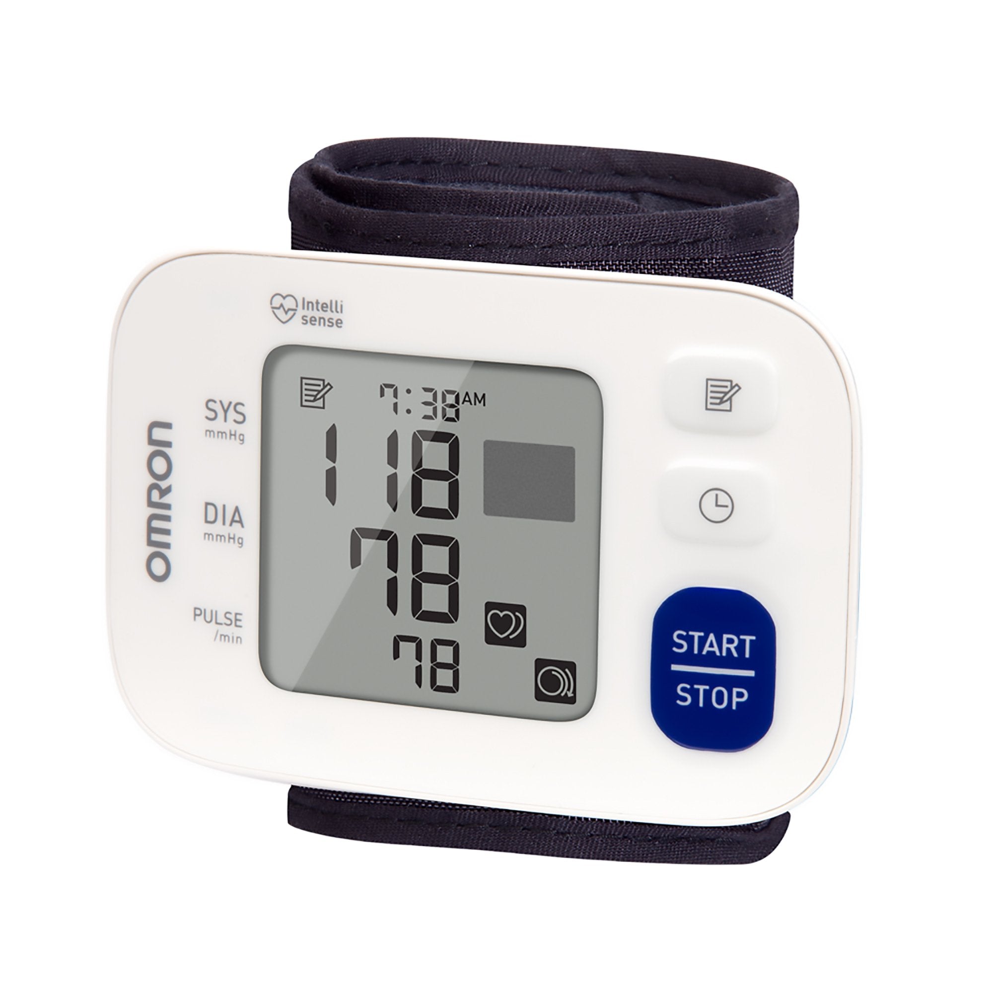 Omron 3 Series Digital Blood Pressure Wrist Unit, Automatic Inflation, Adult, Large Cuff (1 Unit)