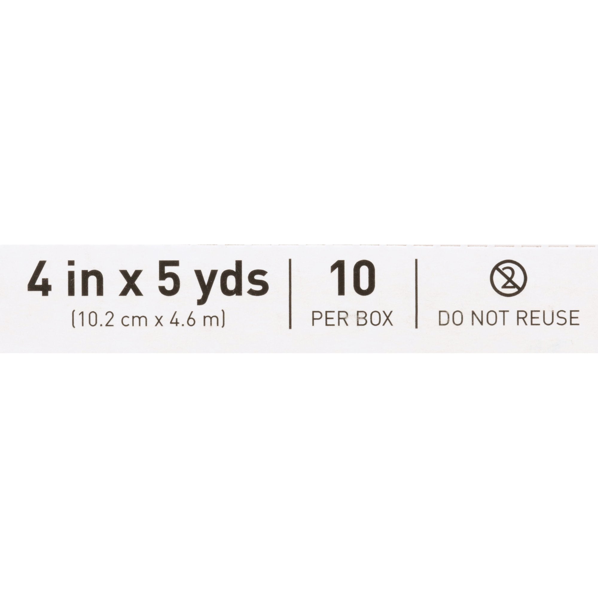 McKesson Elastic Bandage 4"x5yd Hook and Loop Closure - Compression Support
