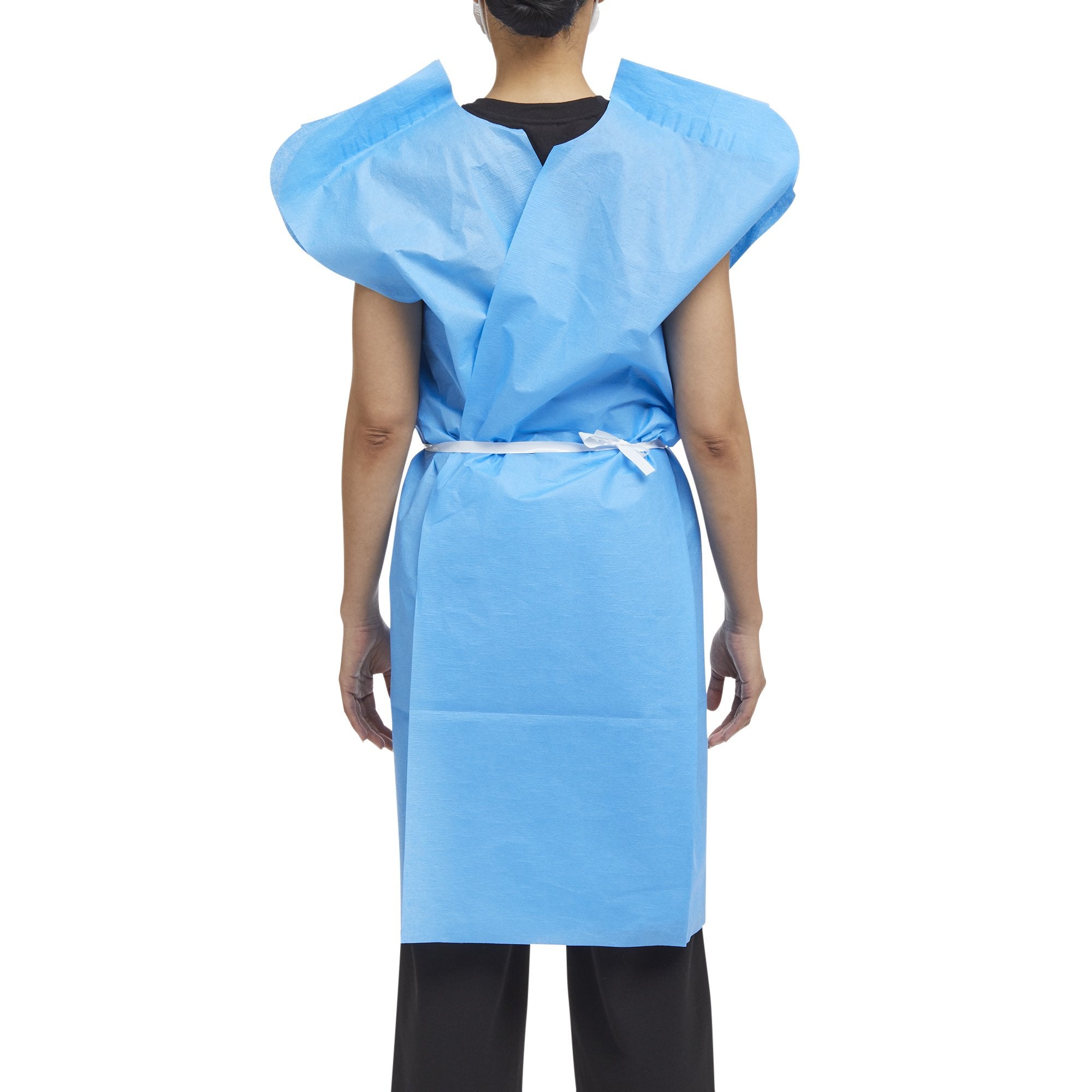 McKesson Patient Exam Gown, Blue (50 Units)