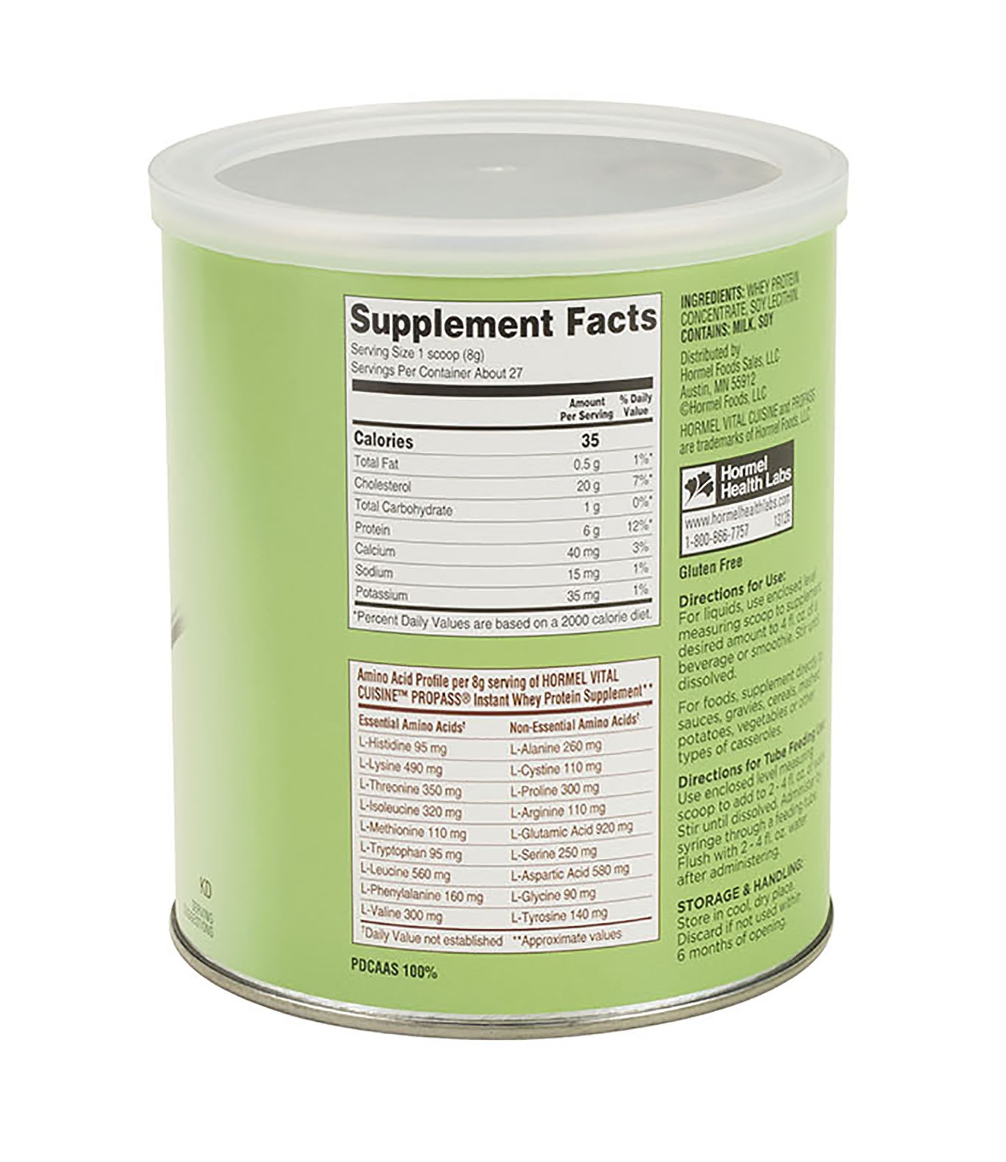 Vital Cuisine® ProPass® Instant Whey Protein Supplement, 7½ ounce can (1 Unit)