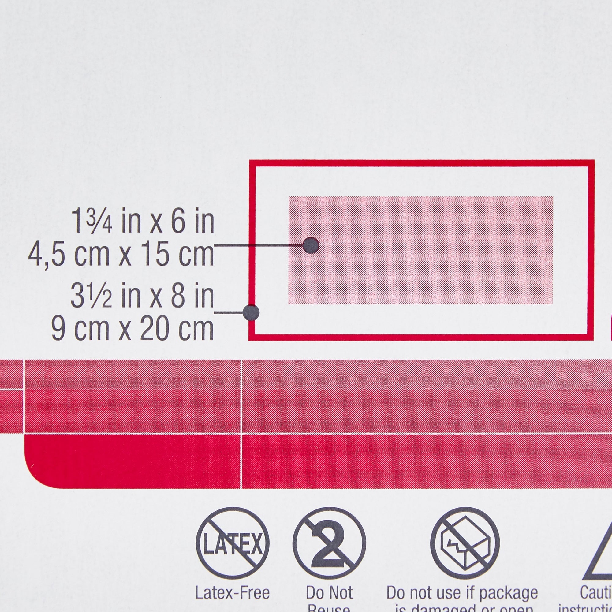 3M™ Medipore™ + Pad Soft Cloth Adhesive Dressing, 3½ x 8 Inch (25 Units)