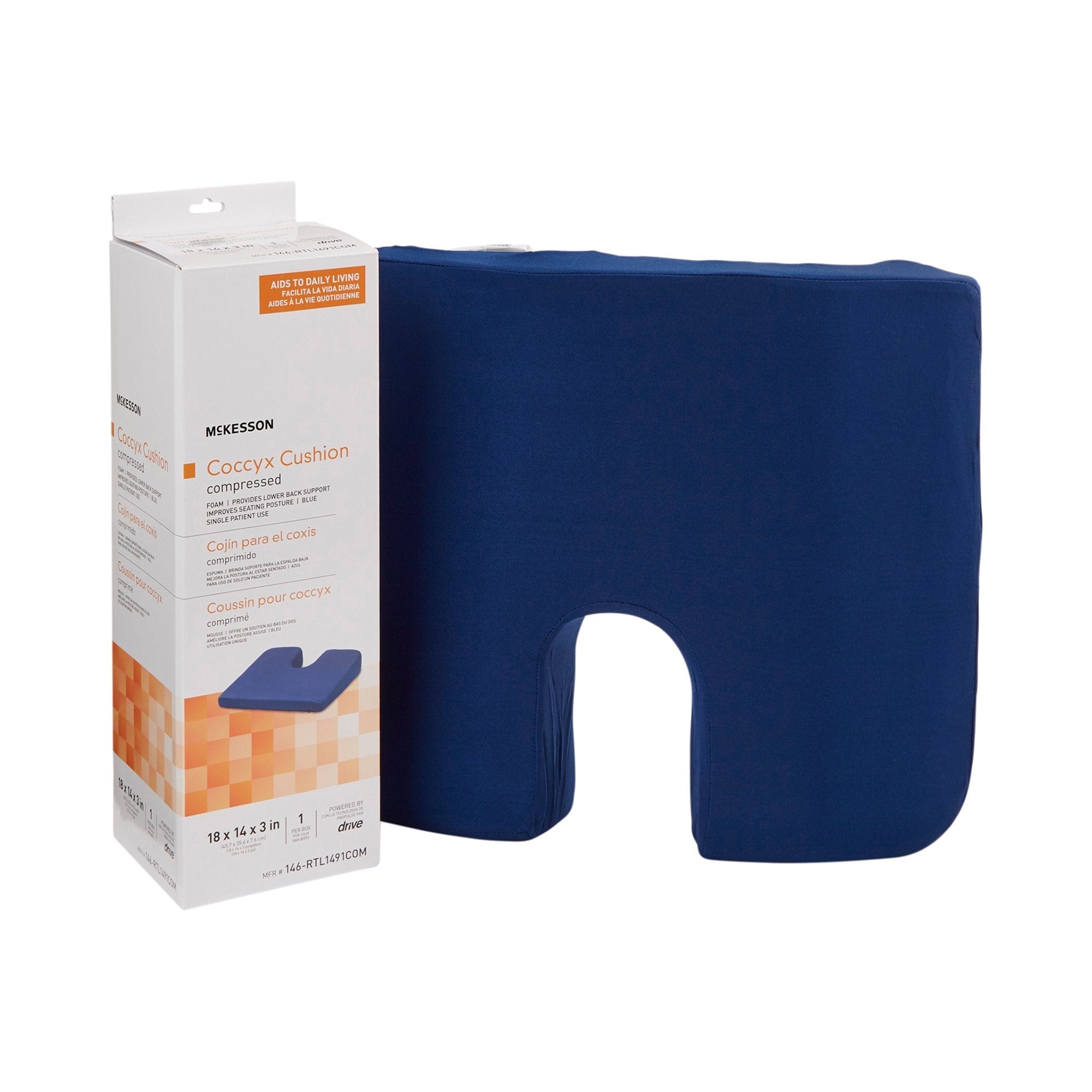 McKesson Compressed Coccyx Cushion (1 Unit)