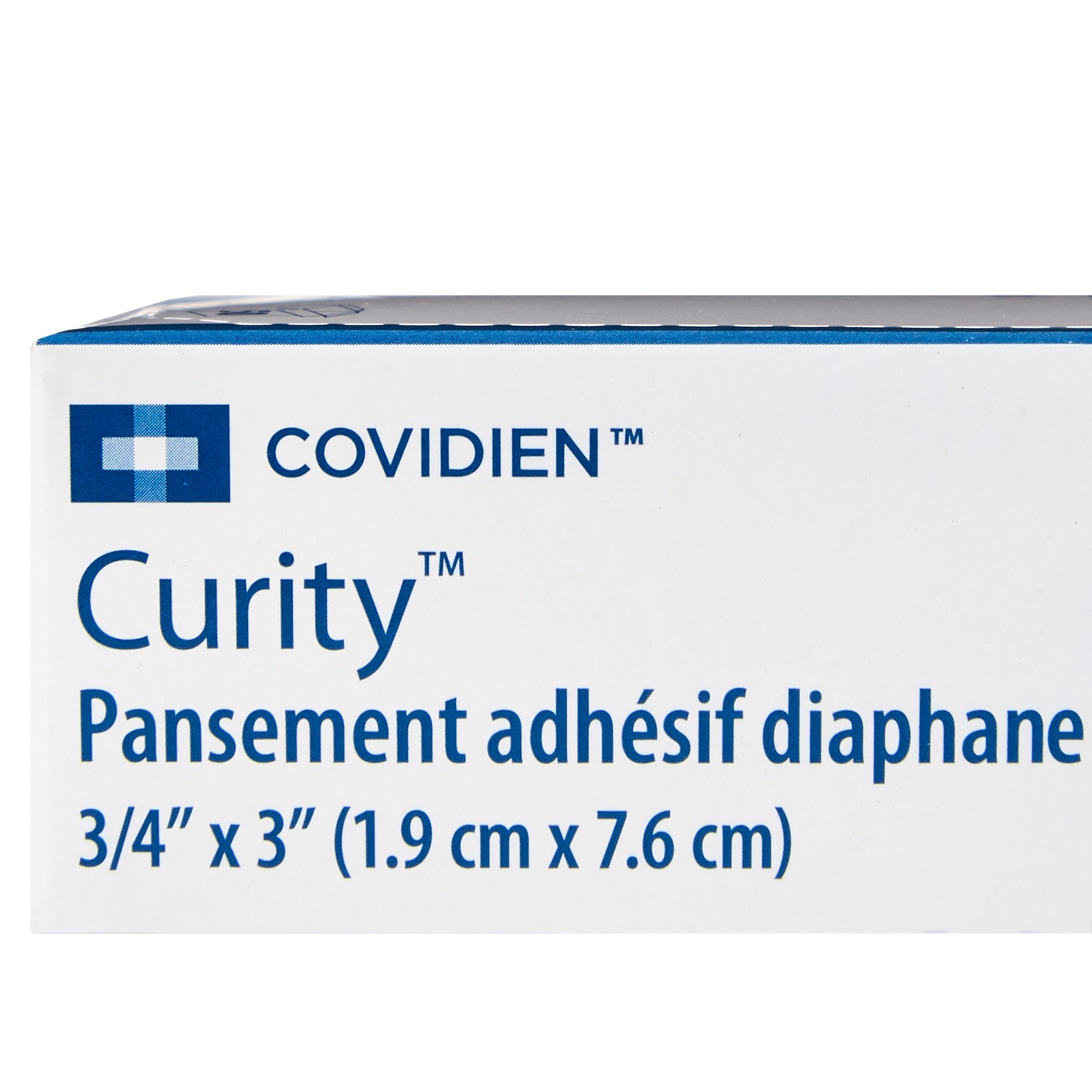 Curity™ Sheer Adhesive Strip, ¾ x 3 Inch (50 Units)