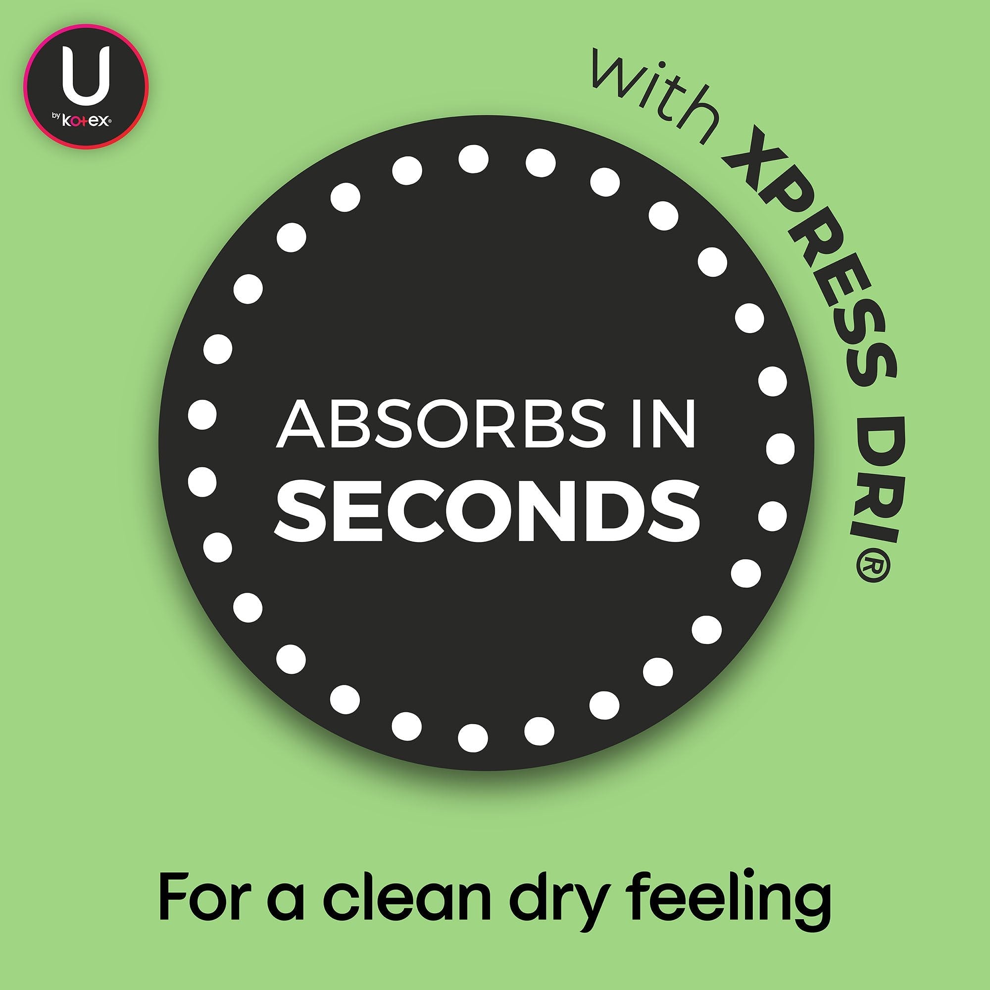 U By Kotex® Lightdays® Liners, Long (16 Units)