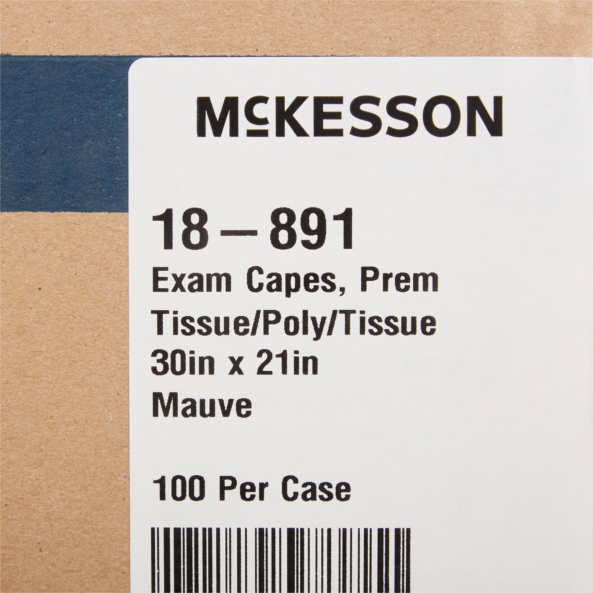 McKesson Exam Cape, Mauve (100 Units)