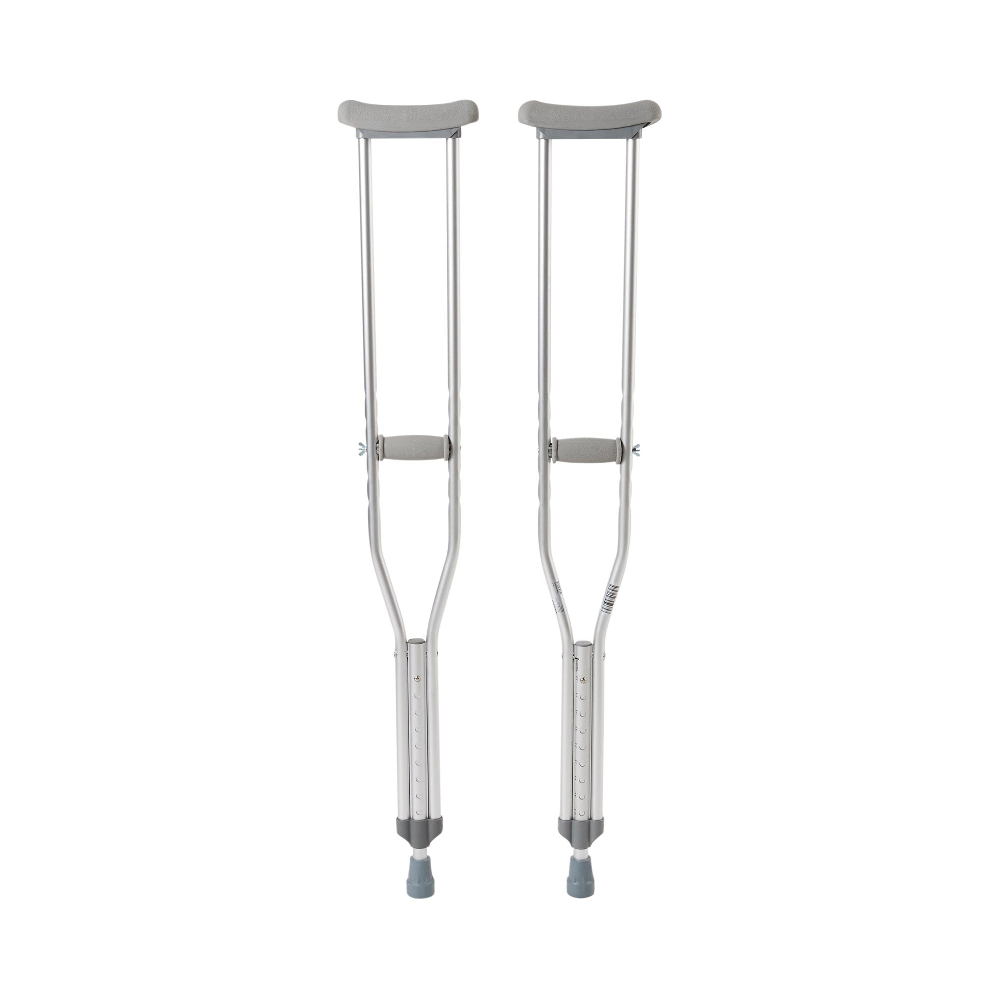 McKesson Adjustable Adult Underarm Crutches, Lightweight & Durable