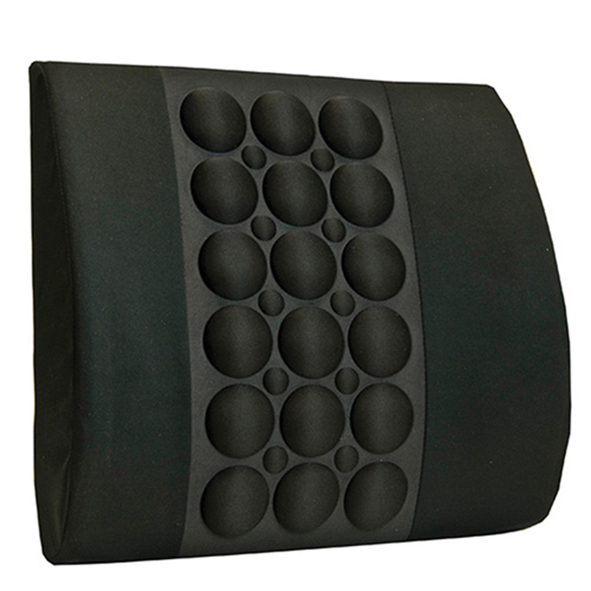 IMAK® Ergo Lumbar Cushion, 13.5 in. W x 4 in. D x 13.8 in. H, Foam, Black, Non-inflatable (1 Unit)