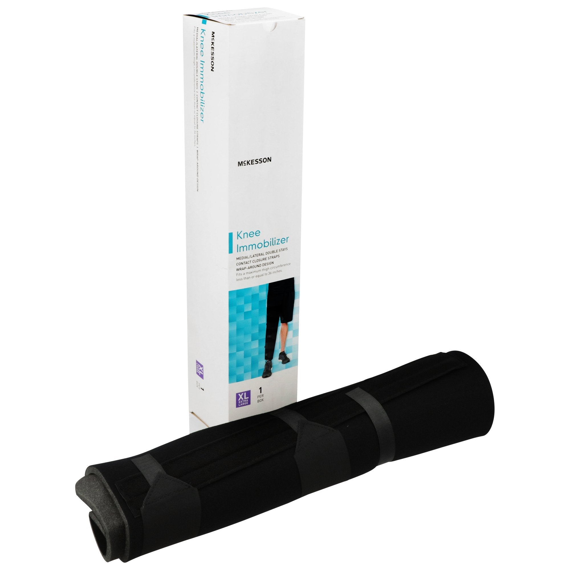 McKesson Knee Immobilizer, 22-Inch Length, Extra Large (1 Unit)