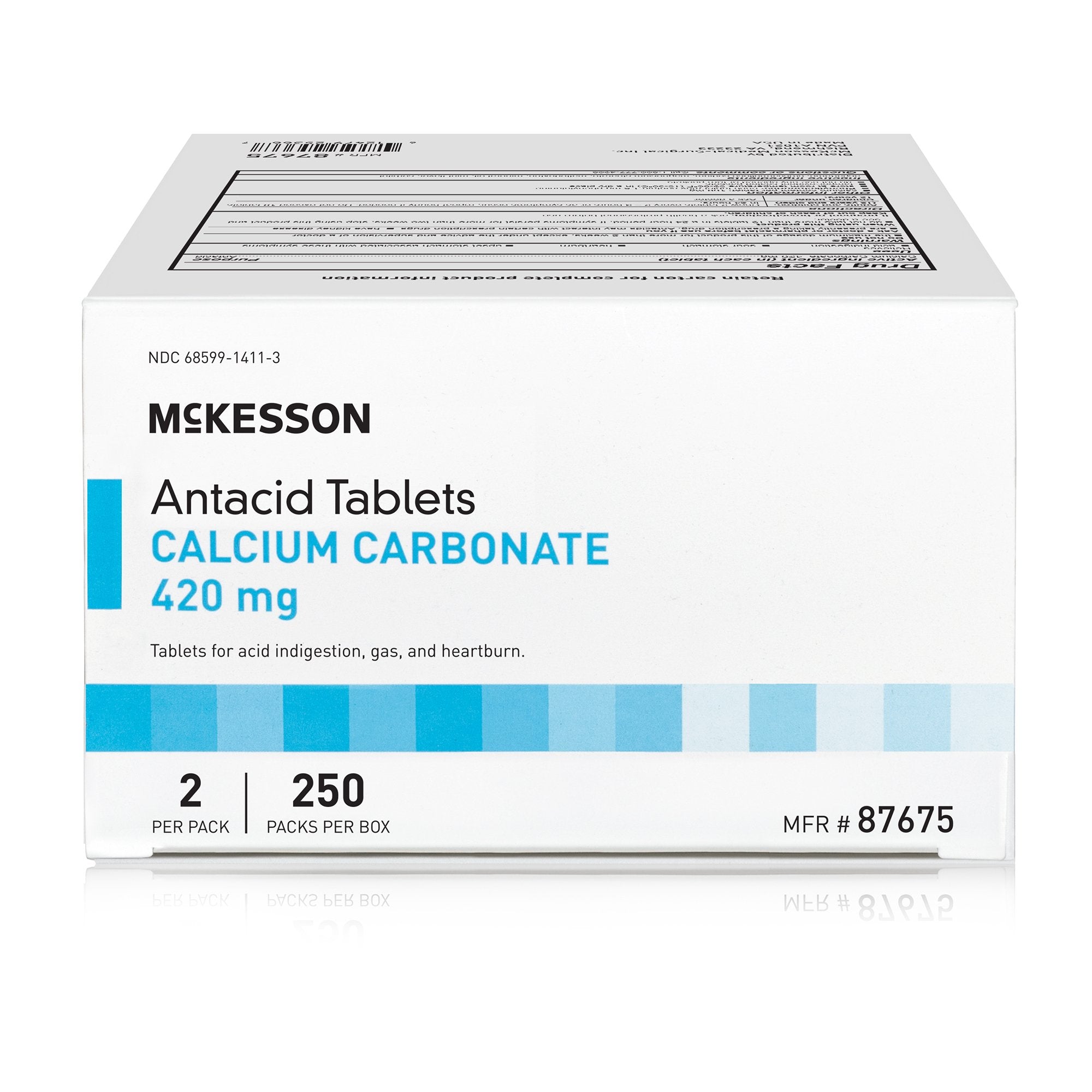 McKesson Calcium Carbonate Antacid (250 Units)