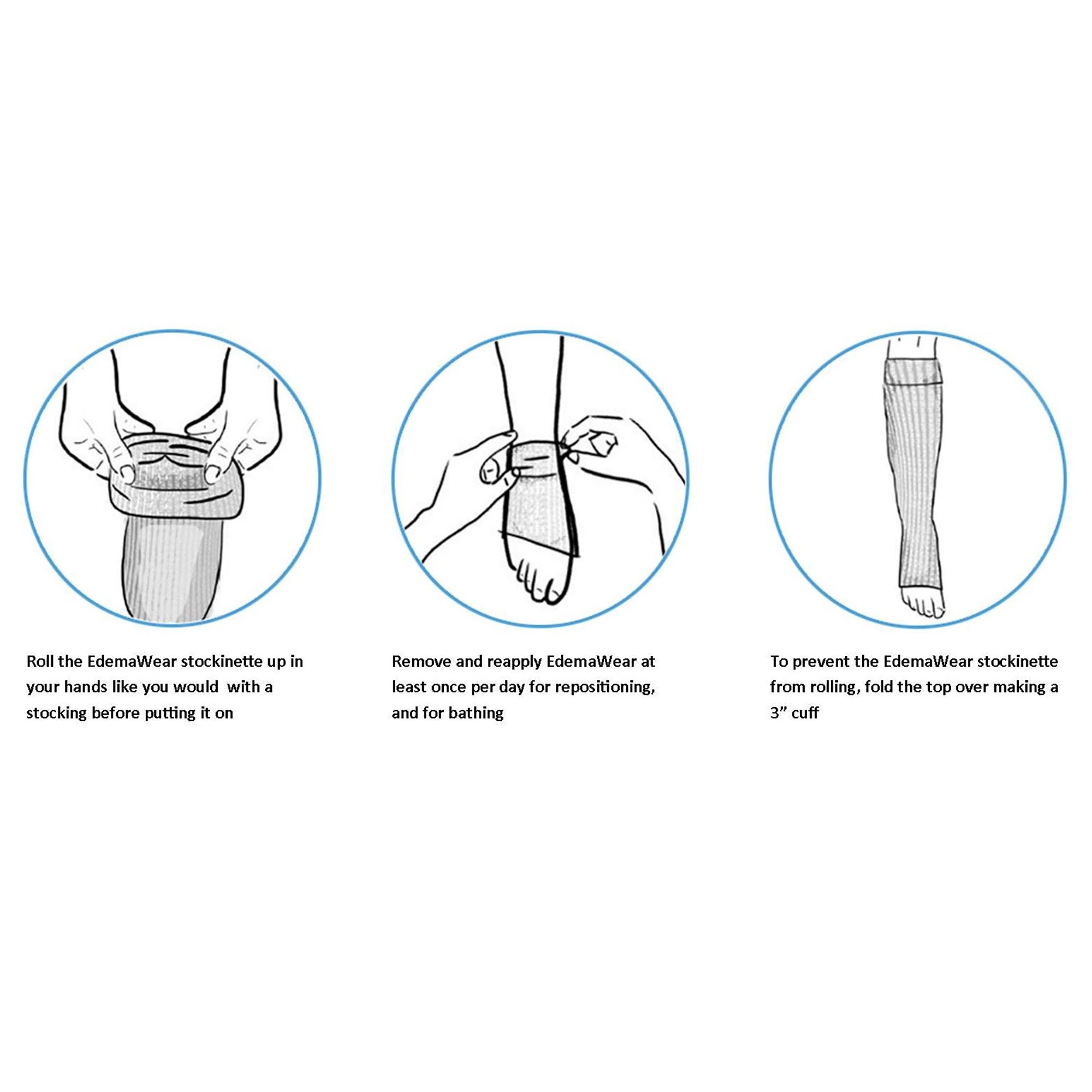EdemaWear® Compression Stockinette, Medium (1 Unit)