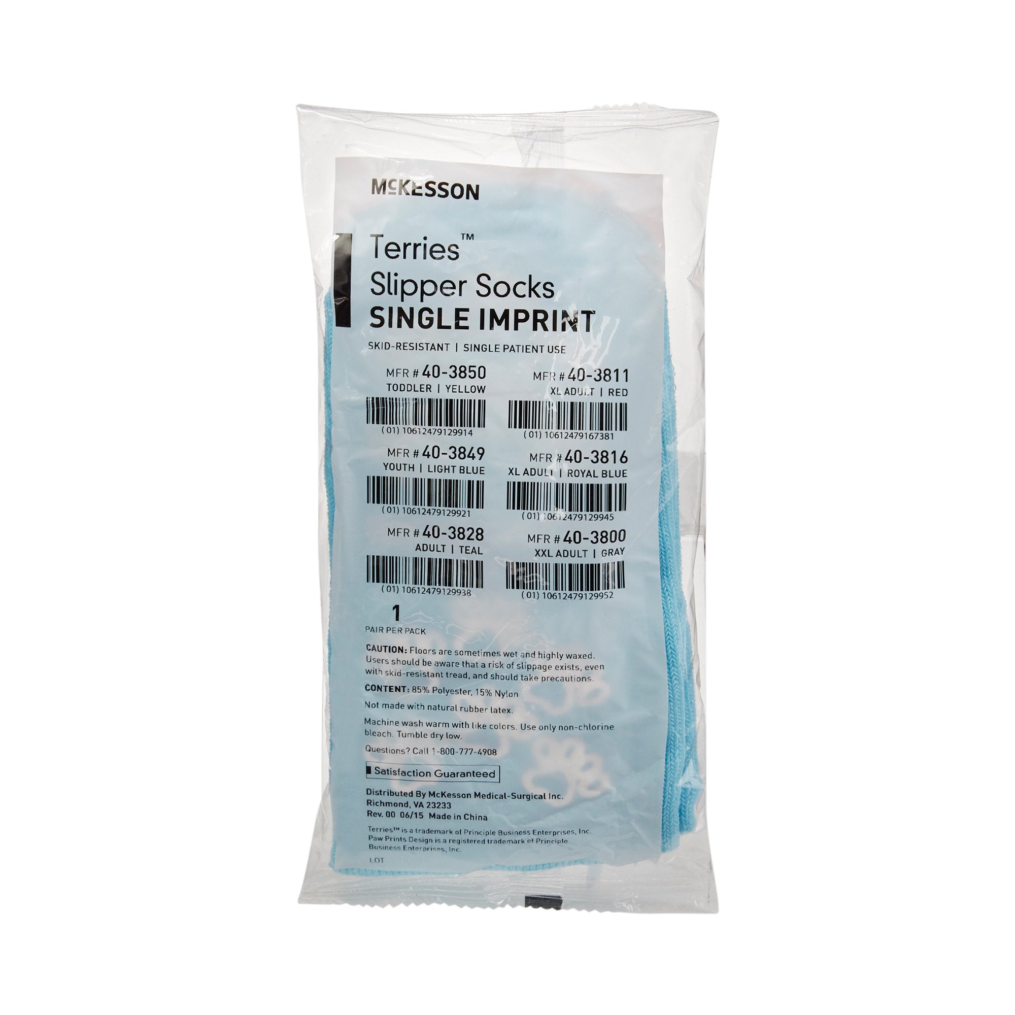 McKesson Terries™ Slipper Socks (48 Units)