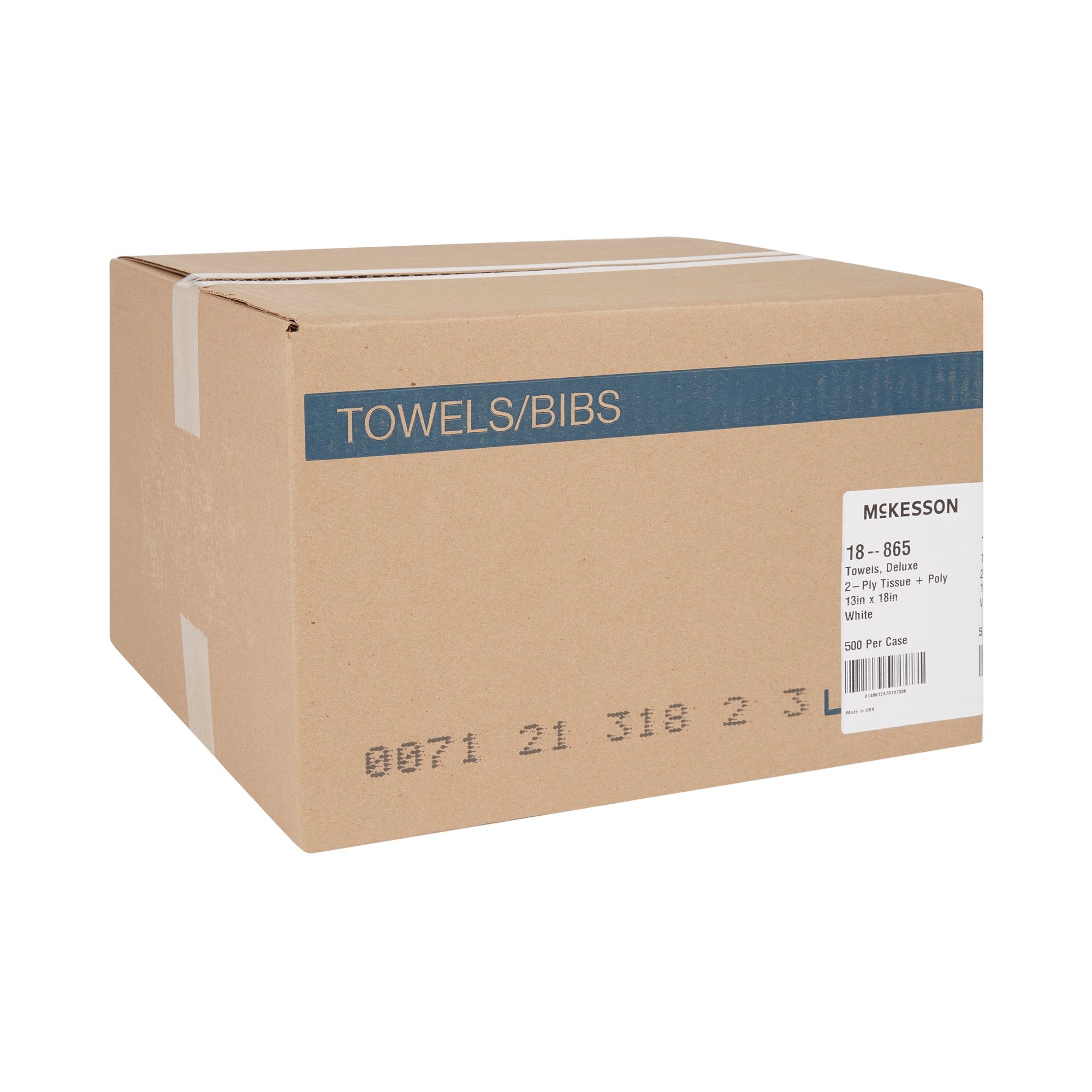 McKesson Nonsterile White Procedure Towels, 13 x 18 Inch (500 Units)
