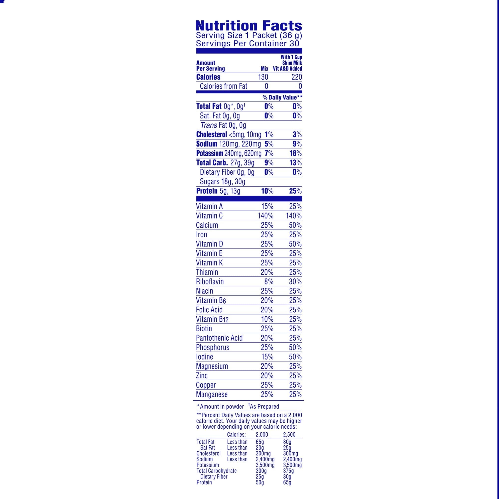 Carnation Breakfast Essentials® Vanilla Nutritional Drink (10 Units)