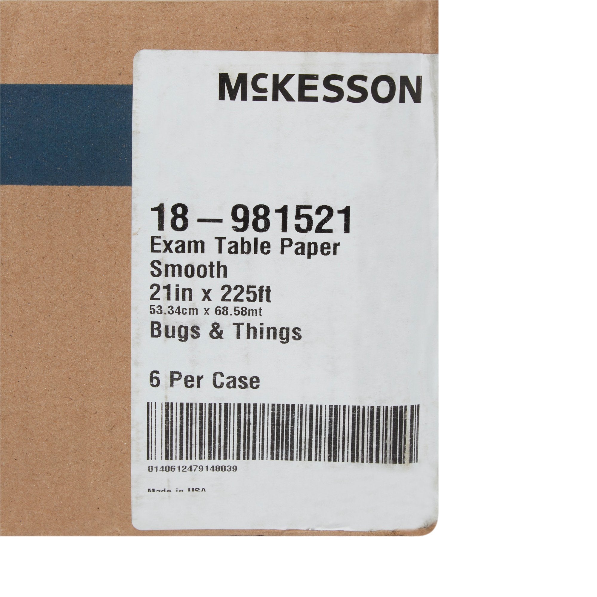 McKesson Smooth Table Paper, 21 Inch x 75 Yard, Print (Bugs and Things) (6 Units)