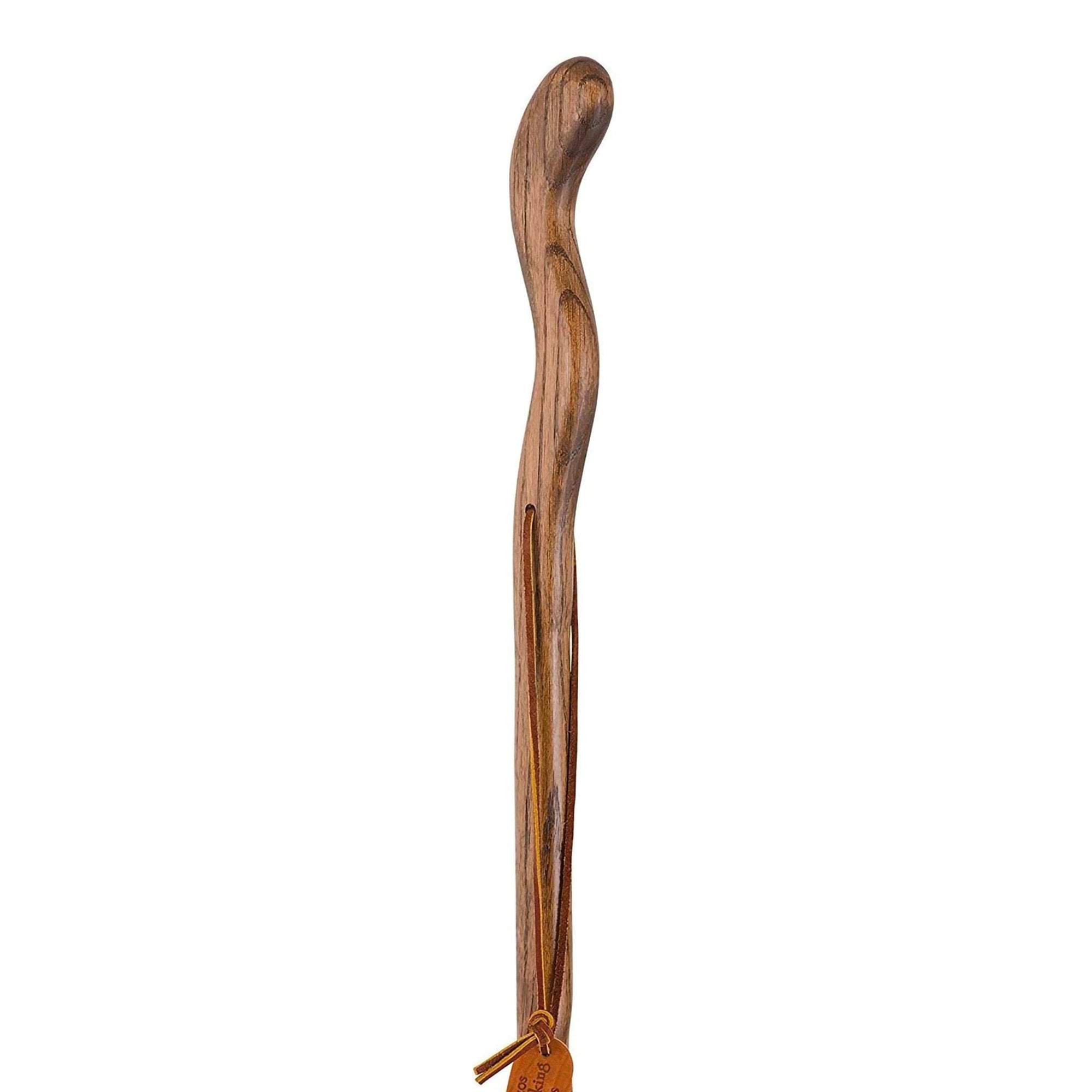 Brazos™ Twisted Oak Ergonomic Fitness Handcrafted Walking Stick, 48-Inch, Brown (1 Unit)