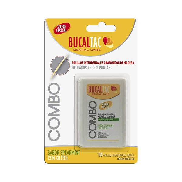100 Units Pack of Bucal Tac Interdental Sticks - Natural, Biodegradable & FSC Certified Wood