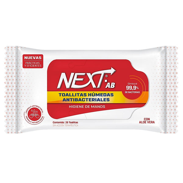 25 Pack of Next Ab Wipes - Convenient, Portable, and Non-Woven Fabric for Removing Dirt and Oil