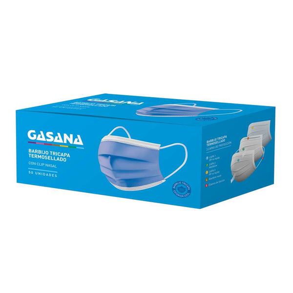 50 Units of Gasana Heat-Sealed Three-Layer Chinstrap for Maximum Protection and Comfort
