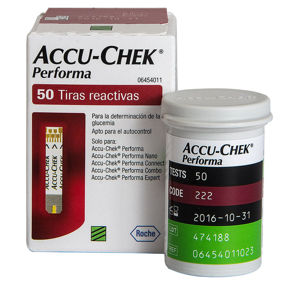 Accu-Chek Performa Test Strips (50 Units) - No Coding, Fast Results & Easy to Handle