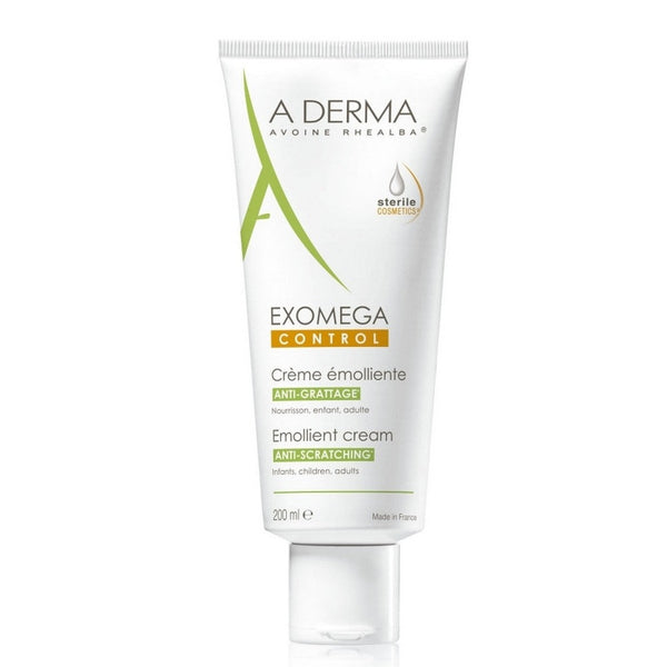 Aderma Exomega Control Cream (200Ml/6.76Fl Oz): Rhealba Oat Seedling Extract, Biovect Technology, Prevents Atopic Dermatitis & Repairs Skin Barrier