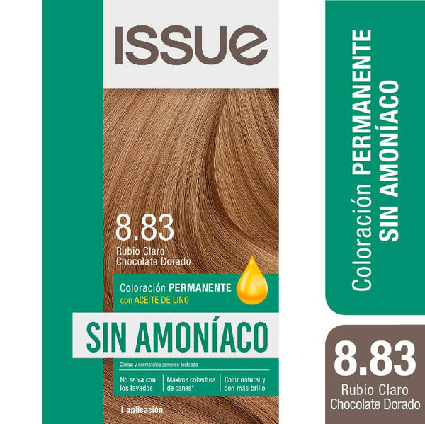 Ammonia-Free Issue Without Kit Tone 8.83 - Light Golden Chocolate Blonde for Permanent Gray Hair Coverage