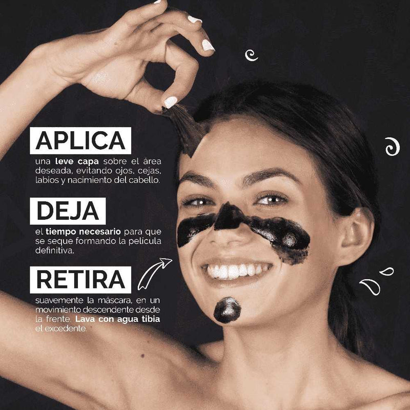 Asepxia Detox Peel Off Charcoal Purifying Mask (30Gr/1.01Oz) - Natural, Paraben-Free, Non-Comedogenic, Hydrating & Scented