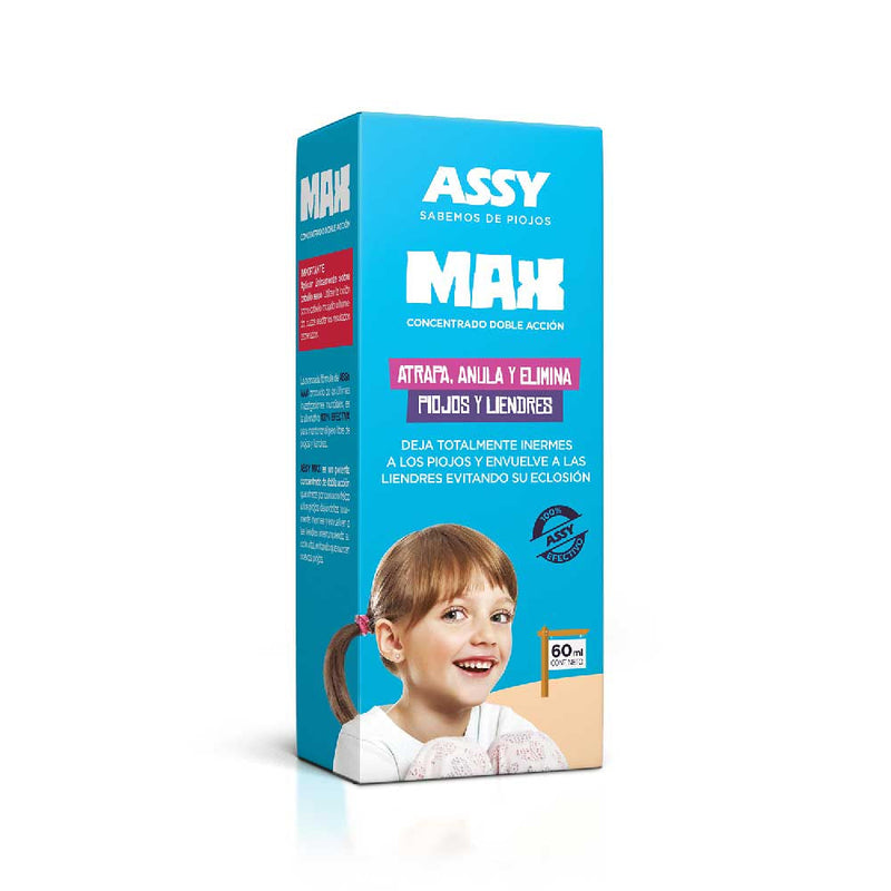 Assy Max Lice Lotion (60Ml/2.02Oz) - Advanced Non-Toxic Formula for Safe & Effective Lice Treatment
