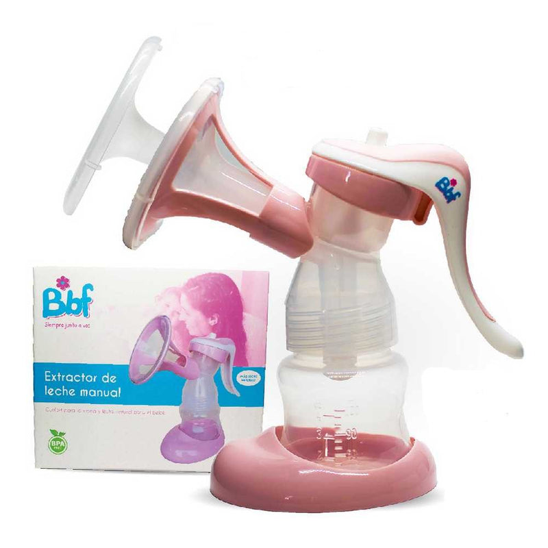 Bbf Hand Pump With Soft Silicone Nipple & Bottle - Anti-Colic Valve, Easy to Use, Clean & Assemble, BPA-Free, Lightweight & Portable