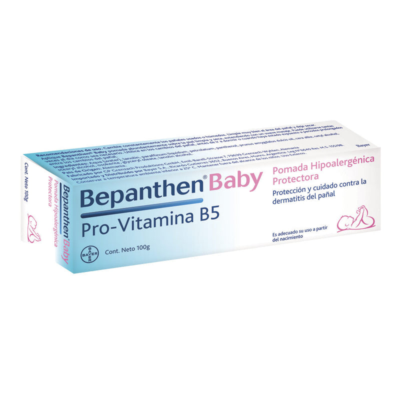 Bepanthen Baby Hypoallergenic Protective Ointment 100Gr / 3.38Oz: Non-Greasy, Fragrance-Free, Moisturizing & Regenerating