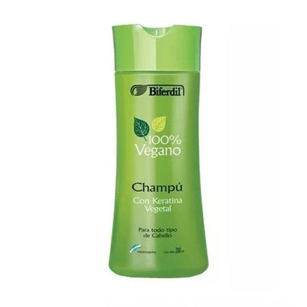 Biferdil Keratin Shampoo (200Ml / 6.76Fl Oz) 100% Vegan, Sulfate & Paraben-Free for All Hair Types