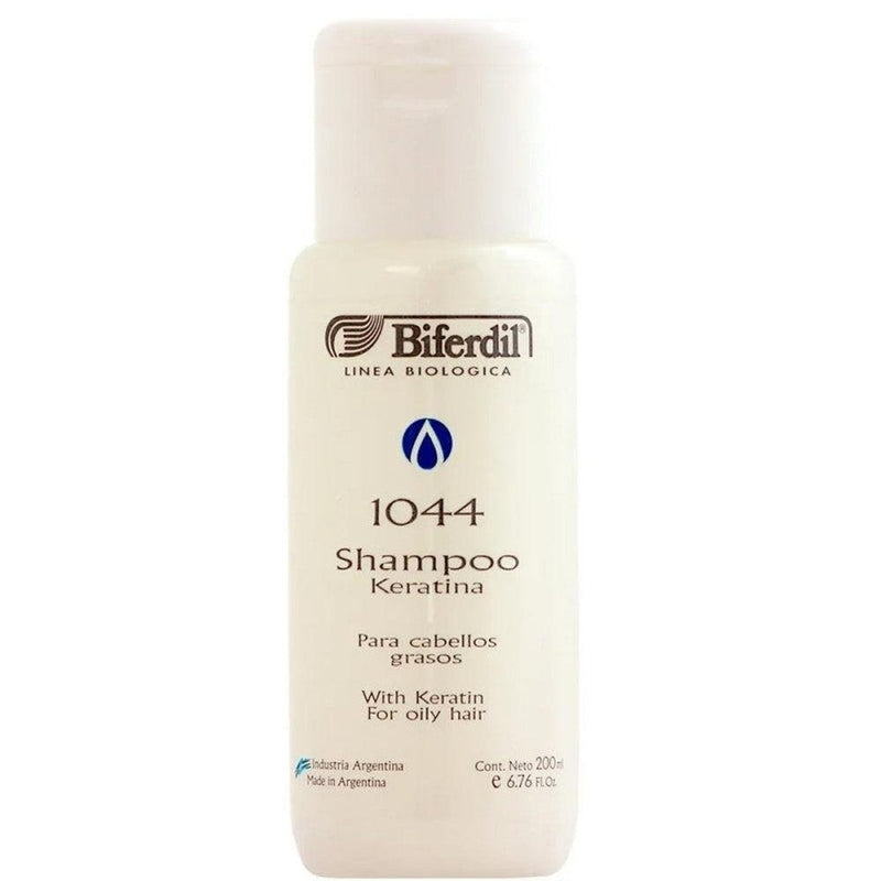 Biferdil Shampoo 1044 with Keratin for Oily Hair (200ml/6.76Fl Oz) | Regulates, Cleanses, Nourishes & Prevents Hair Loss