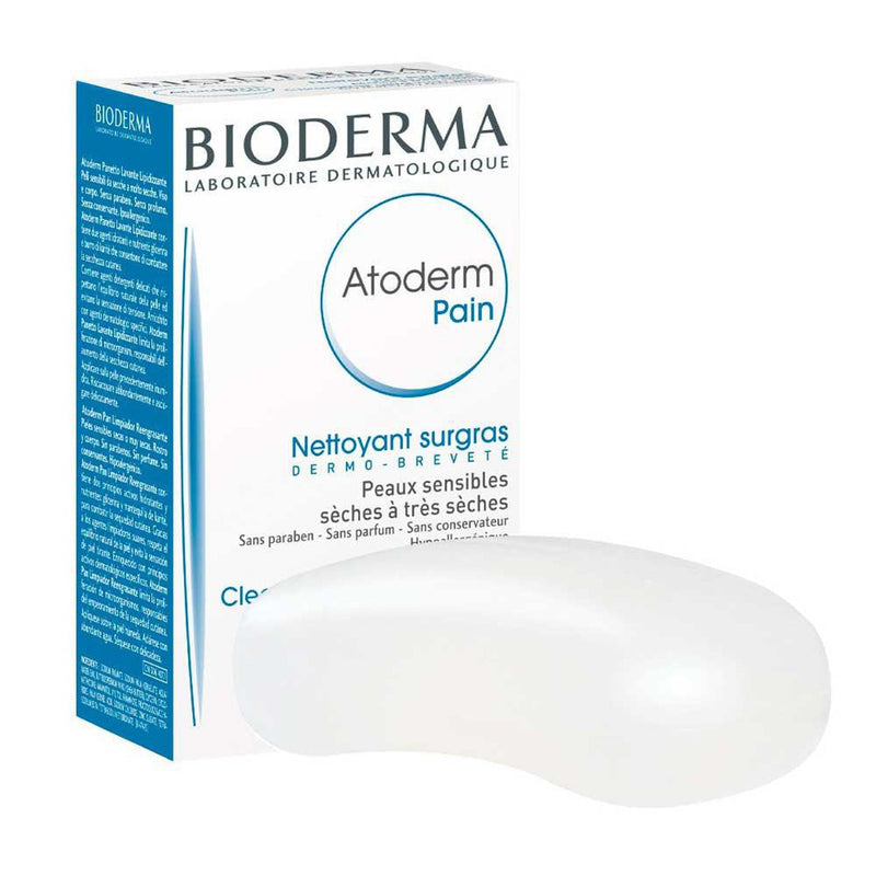 Bioderma Intensive Ultra Hydrating Bar for Dry Skin - 150Gr/5.29Oz - Fragrance-Free, Non-Comedogenic, Hypoallergenic, Ceramides & Glycerin