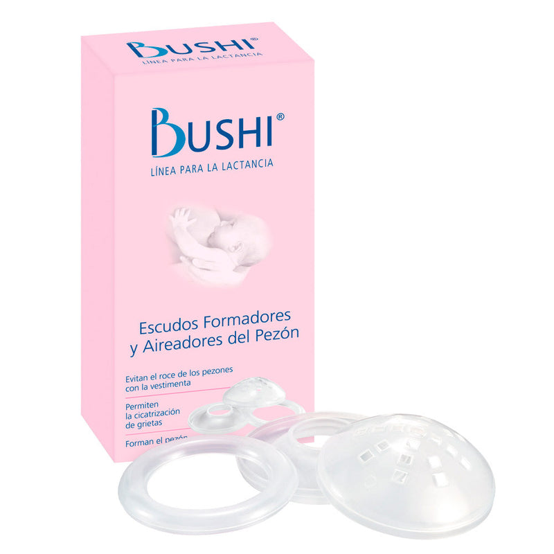 Bushi Nipple Forming Shields: Medical Grade Silicone, Self-Adhesive, Reusable & Hypoallergenic