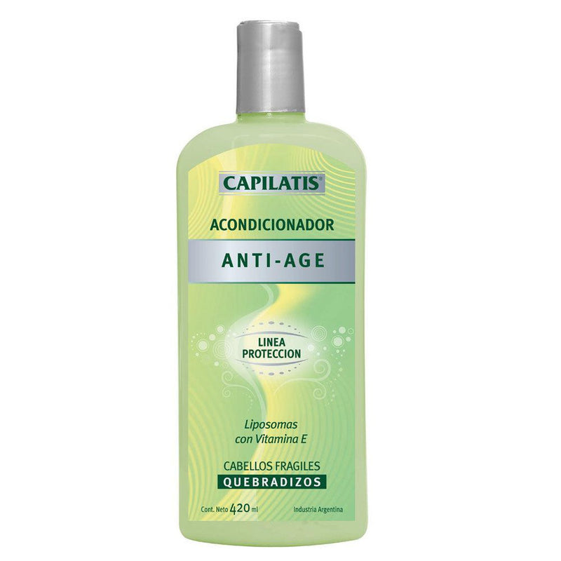 Capilatis Anti Age Conditioner Fragile Hair (420Ml / 14.20Fl Oz) Vitamin E Enriched Formula for Restoring, Revitalizing and Rejuvenating Hair