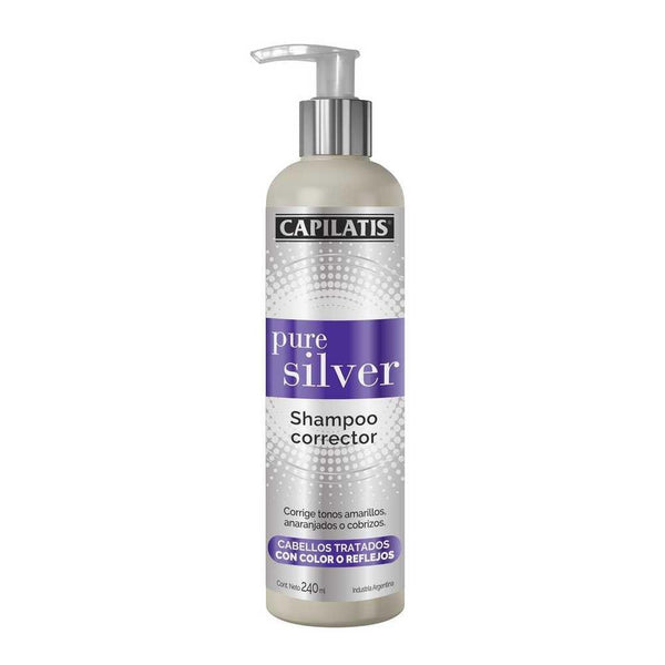 Capilatis Pure Silver Concealer Shampoo(240Ml / 8.11Fl Oz) Hydrate, Neutralize & Shine