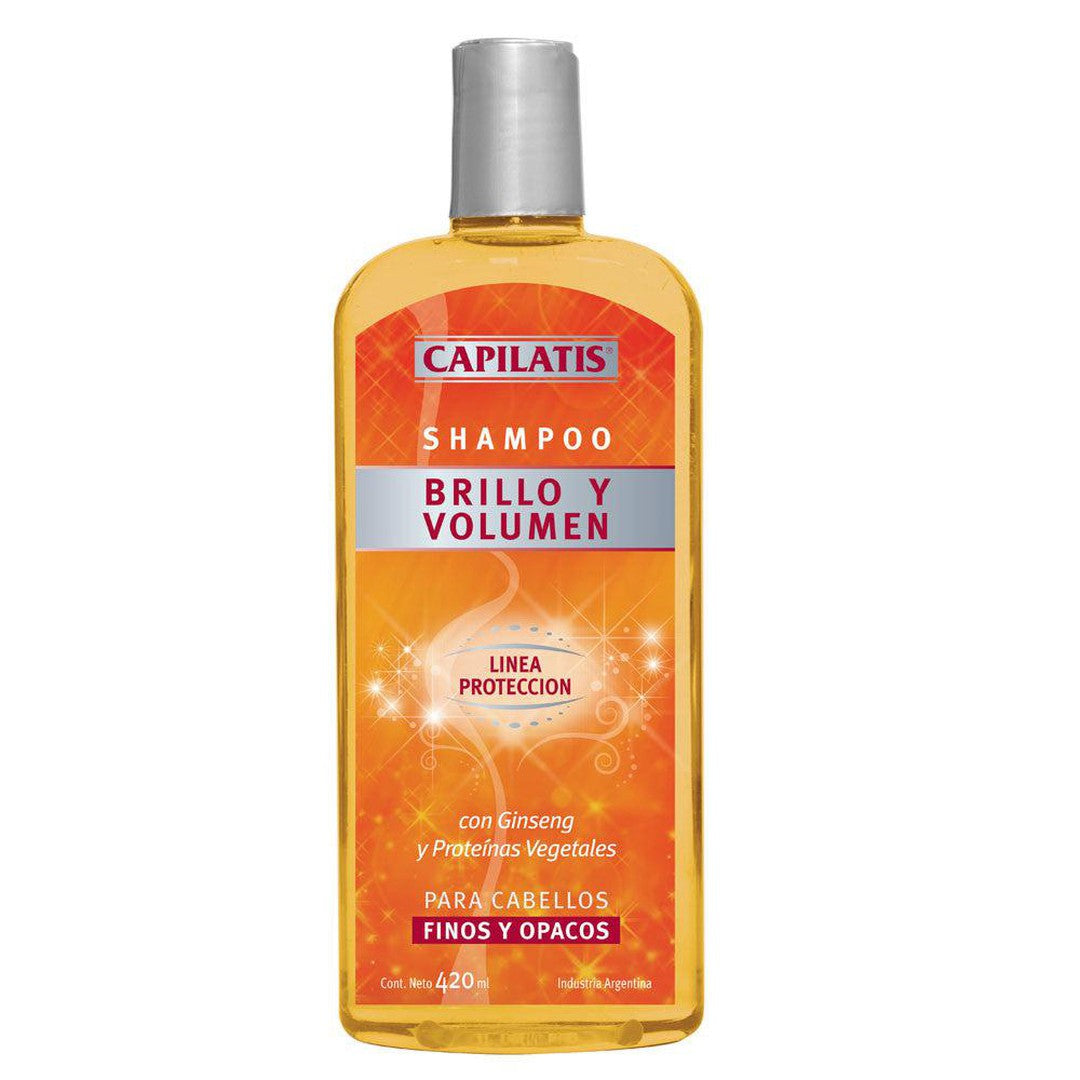 Capilatis Shampoo 420ml/14.2fl Oz - Strengthen, Tone, Shine & Nourish Hair with Ginseng & Vegetable Proteins