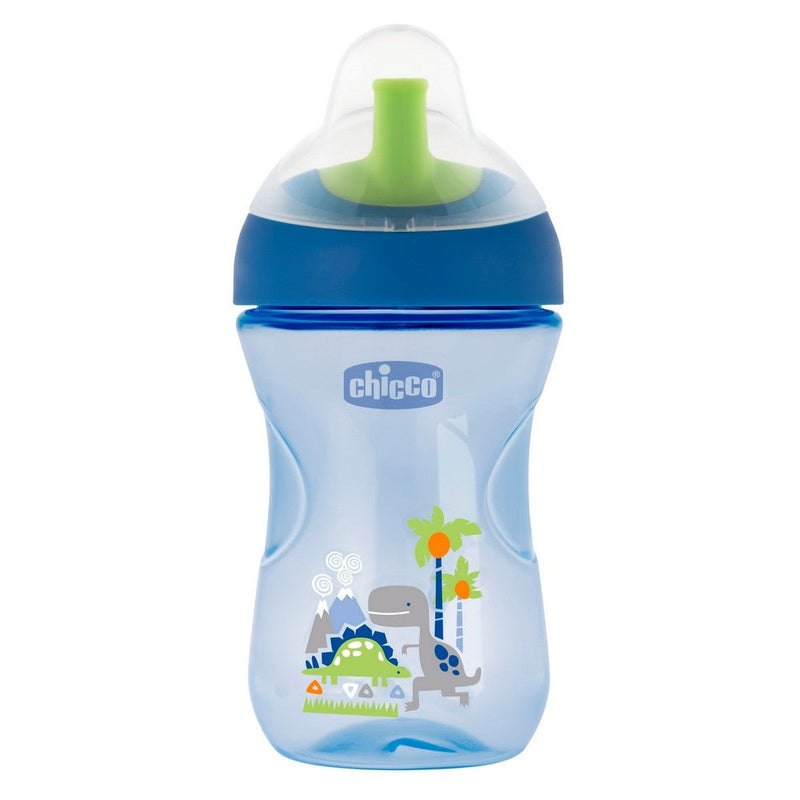 Chicco Advanced Cup 12M+ Blue | Soft, Non-Slip Handles | BPA-Free Material | Dishwasher Safe | Easy to Clean