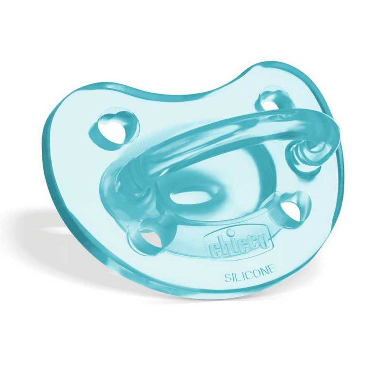 Chicco Physiosoft Pacifier +12M Light Blue: BPA Free, Orthodontic Nipple & Soft Silicone Construction