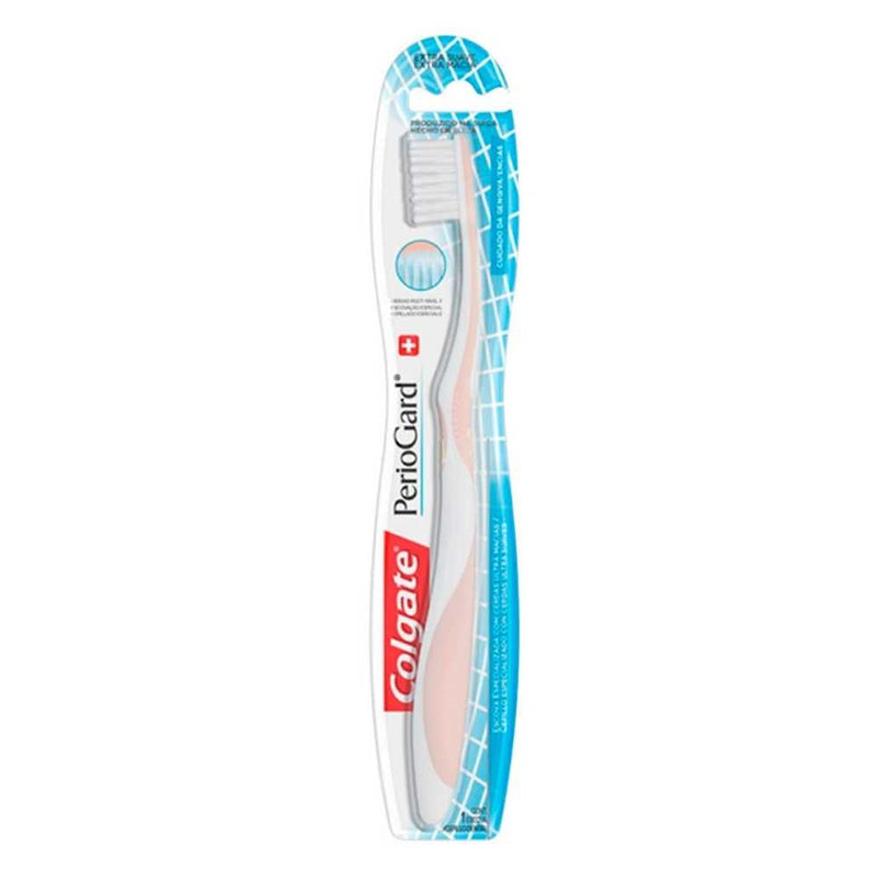 Colgate Periogard Extra Soft Toothbrush 1 Unit - Swiss Made, Ergonomic Handle, Micro-Fine Tips for Gentle Cleaning