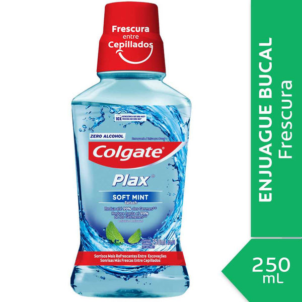 Colgate Plax Soft Mint Mouthwash - Alcohol-free, Kills Germs, 12 Hours Protection, Fresh Breath -