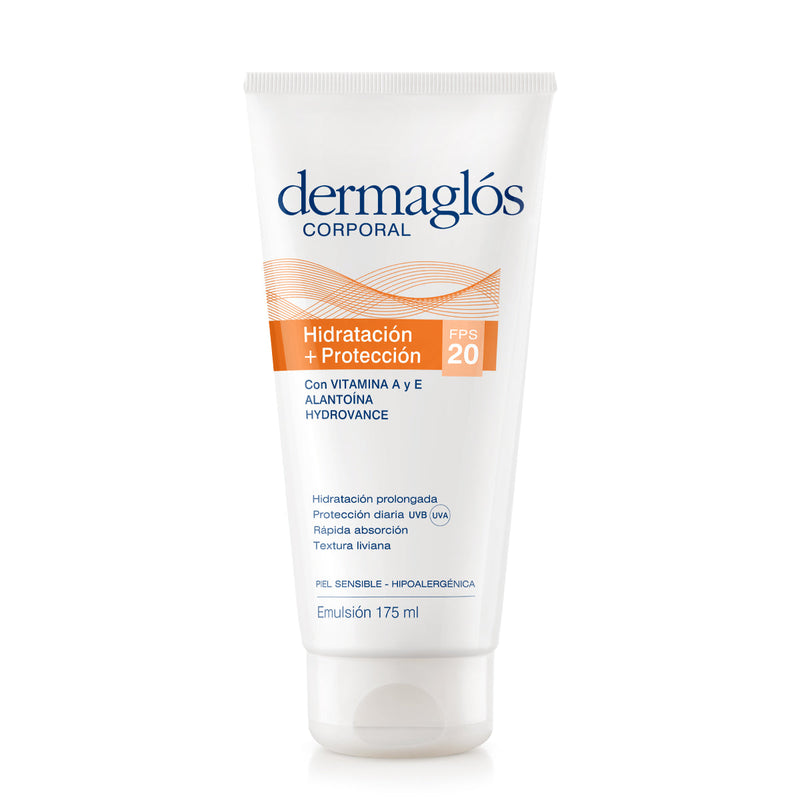 Dermaglos Body Emulsion Hydration + Protection: Nourishing and Protecting Skin with Natural Ingredients (175Ml / 5.91Fl Oz)