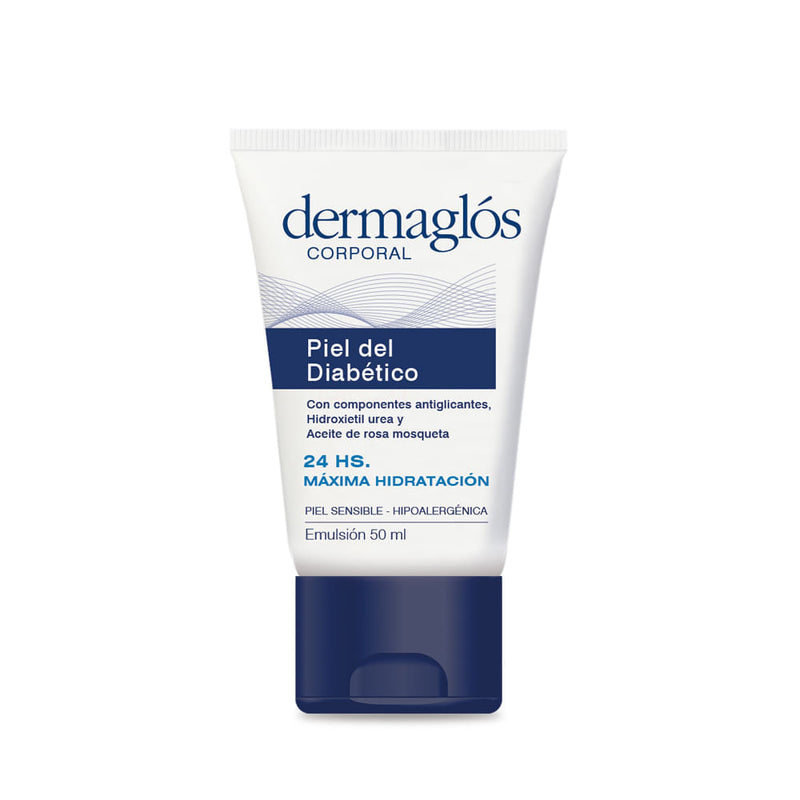 Dermaglos Diabetic Skin Emulsion - Hypoallergenic, Non-Comedogenic, Fragrance-Free & More - 50Ml / 1.69Fl Oz