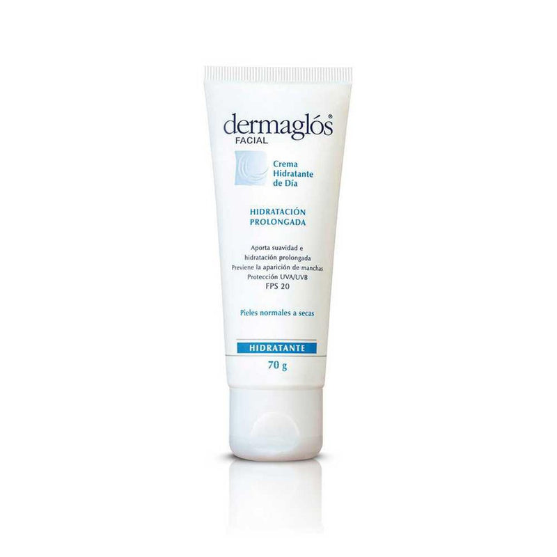 Dermaglos SPF20 Moisturizing Facial Cream - 70Gr/2.46Oz | Paraben-Free, Hypoallergenic & Non-Greasy