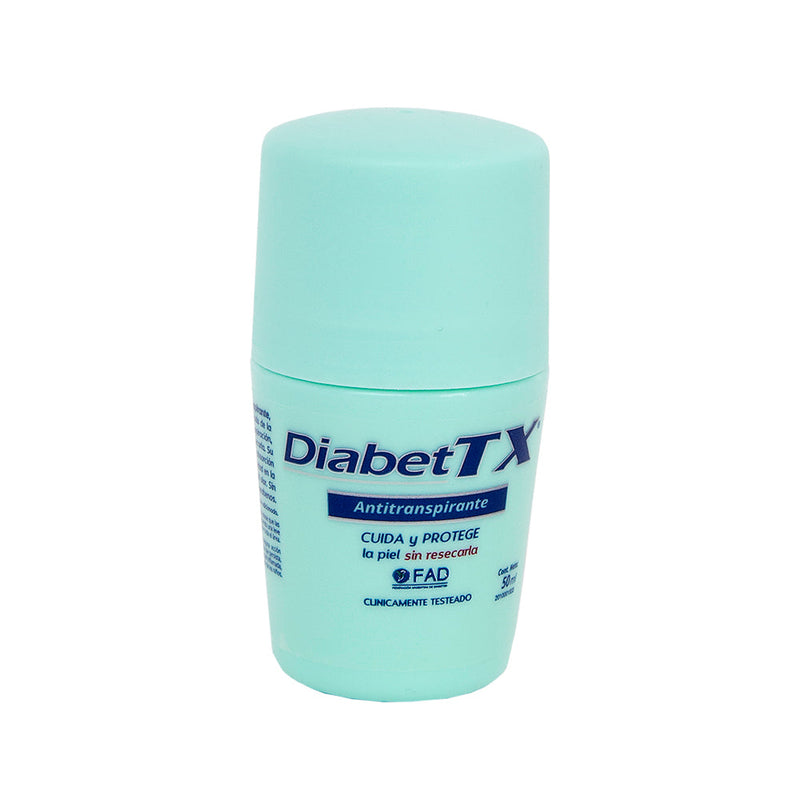 Diabet Tx Goicoechea Roll On Antiperspirant: Sweat and Odor Protection with Natural Ingredients, Alcohol-Free, Paraben-Free, Fragrance-Free, Non-Sticky & Long Lasting (50Ml / 1.69Fl Oz)