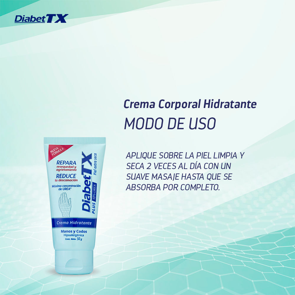 Diabettx Hand and Elbow Cream - Moisturizing Formula for Sensitive Skin 50Ml / 1.69Fl Oz