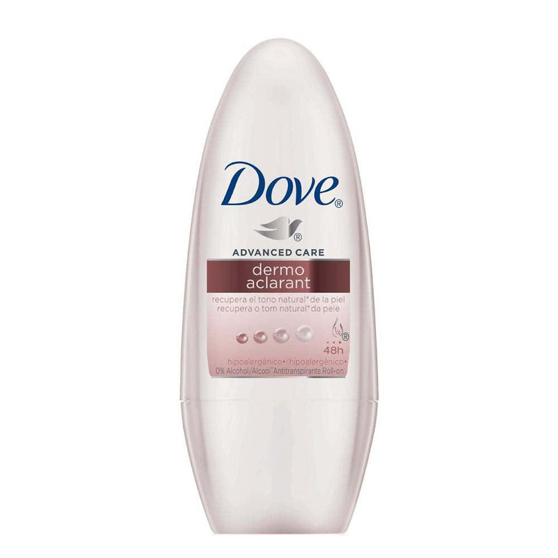 Dove Roll On Dermoaclarant Deodorant 48 Hs (50Ml / 1.69Fl Oz): Alcohol Free, Hypoallergenic & pH Balanced for 48 Hour Protection