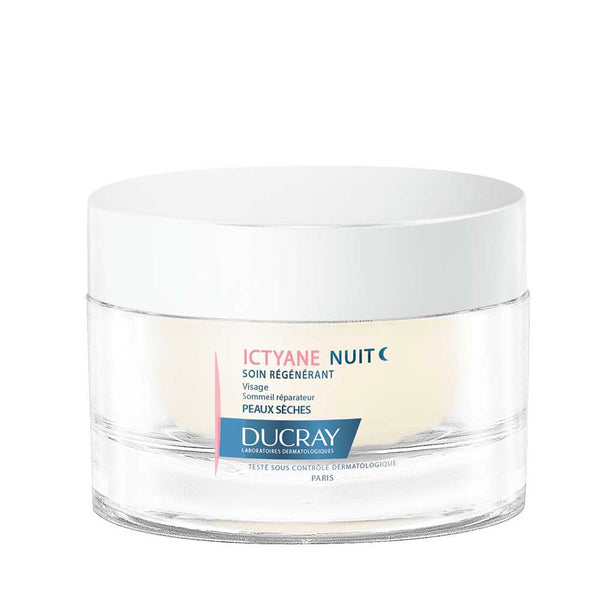 Ducray Ictyane Regenerating Night Cream 50Ml / 1.69Fl Oz: Hydrate, Nourish and Regenerate Skin