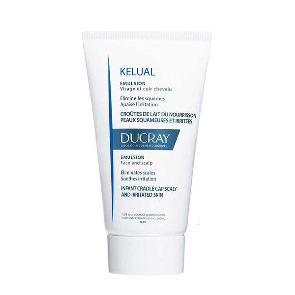 Ducray Kelual Emulsion (50Ml / 1.69Fl Oz) - Non-Irritating, Perfume Free, Alcohol-Free for Relieving Irritations & Removing Cradle Cap