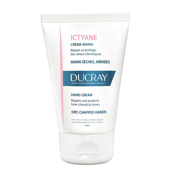 Ducray NC Ictyane Hand Cream 50ml: Moisturizes and Nourishes Dry Hands with Shea Butter and Glycerin 50ml / 1.69fl oz