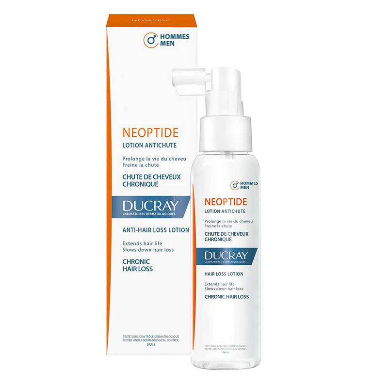 Ducray Neoptide Men's Anti-Hair Loss Lotion: Patented Active Ingredients for Slowing Down Male Progressive Loss and Retaining Hair Density (100ml / 3.38fl oz)